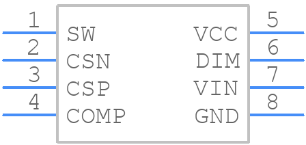 TPS922050D1DRLR - Texas Instruments - PCB symbol