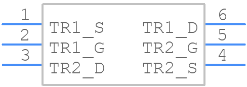 US6J12TCR - ROHM Semiconductor - PCB symbol