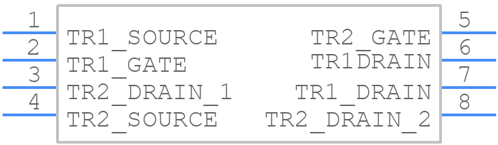 UT6MA2TCR - ROHM Semiconductor - PCB symbol