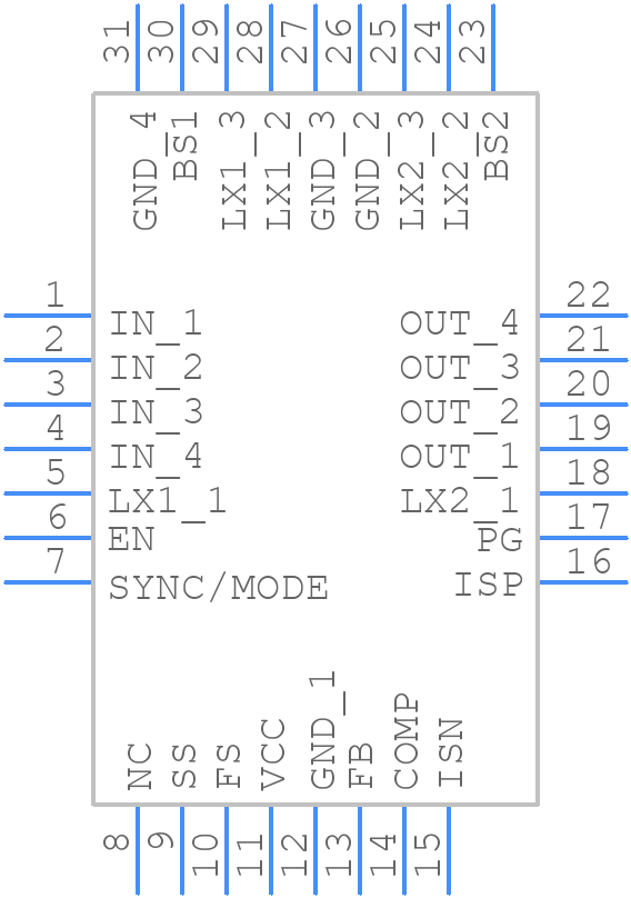SA22307TVA - Silergy - PCB symbol