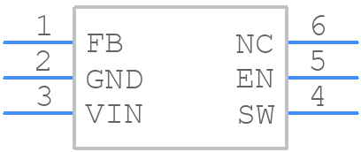 SGM61021AXKB6G/TR - SGMICRO - PCB symbol