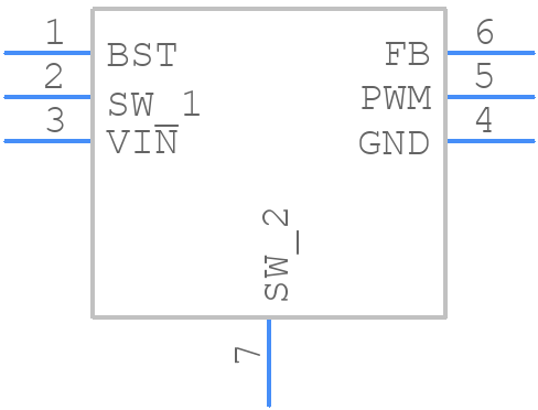 SGM3770XTGE6G/TR - SGMICRO - PCB symbol