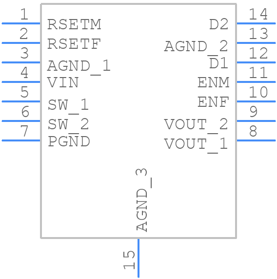 SGM3785SYTDP14G/TR - SGMICRO - PCB symbol