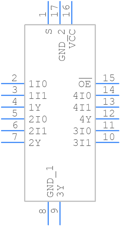 74LVC257AXTUU16G/TR - SGMICRO - PCB symbol