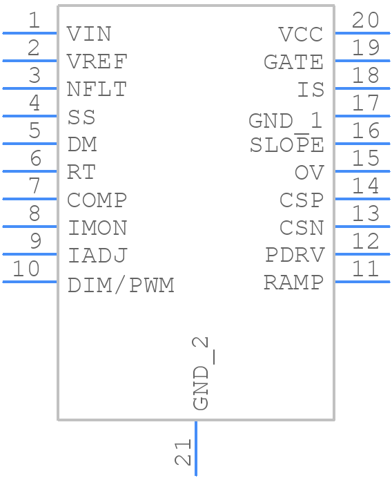 SGM3775QPTS20G/TR - SGMICRO - PCB symbol