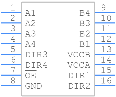 74AVC4T774XUSY16G/TR - SGMICRO - PCB symbol