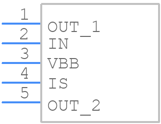 BTS555 - Infineon - PCB symbol