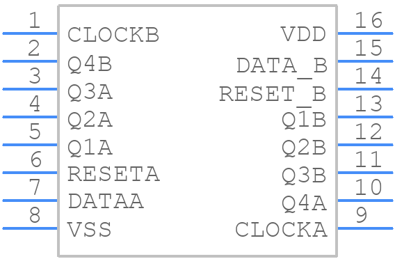 TC4015BP(F) - Toshiba - PCB symbol