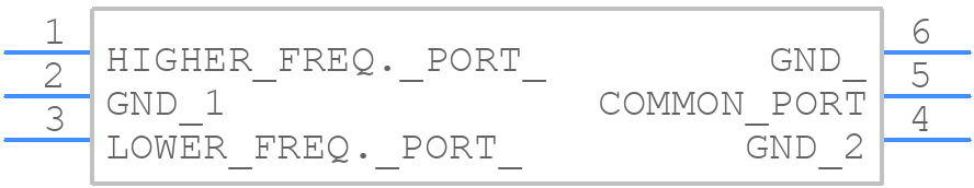 DP1608-A2455BKH0T/LF - ACX - PCB symbol