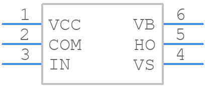 IRS10752LPBF - Infineon - PCB symbol