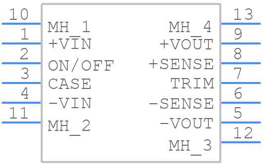 ICH10024S3V3 - XP POWER - PCB symbol