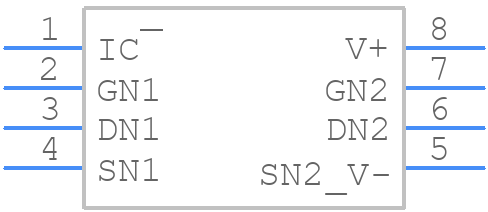 ALD910026SALI - Advanced Linear Devices Inc. - PCB symbol