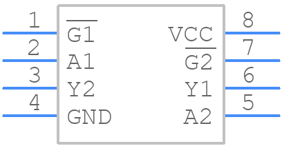 TC7WT125FU - Toshiba - PCB symbol