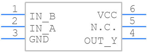 7UL1T32NX - Toshiba - PCB symbol