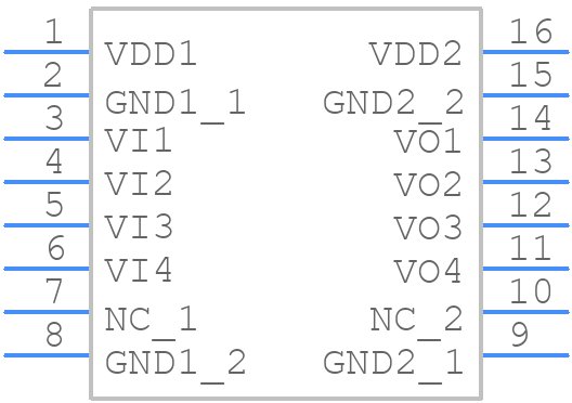 DCL540C01A - Toshiba - PCB symbol