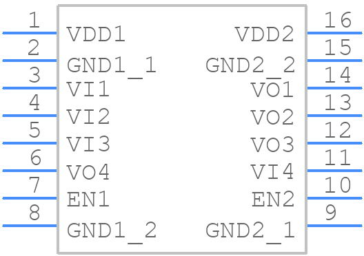DCL541H01A - Toshiba - PCB symbol