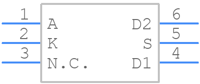 TLP197D(F) - Toshiba - PCB symbol