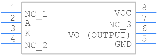TLP351(TP5,F) - Toshiba - PCB symbol