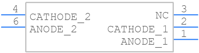 TLP590B(LF1,C,F) - Toshiba - PCB symbol
