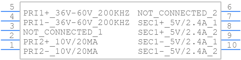 PA2070NL - Yageo Group - PCB symbol