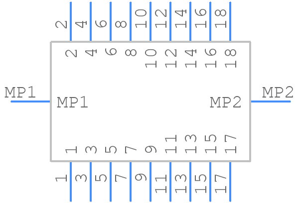 XF2J-1824-12A - Omron Electronics - PCB symbol