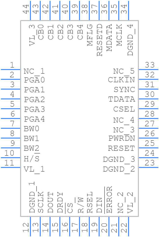 AD1556ASZ - Analog Devices - PCB symbol
