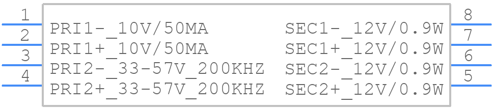 PA4470.003NL - Yageo Group - PCB symbol