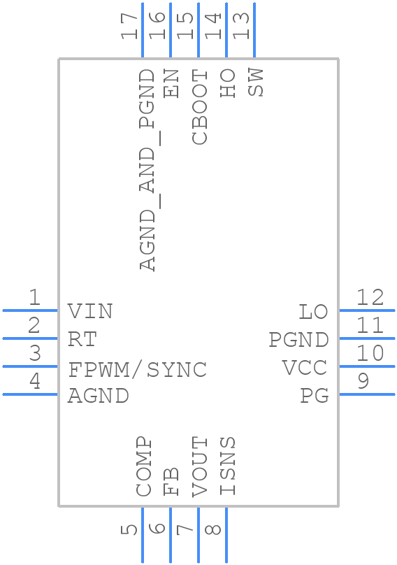 LM25139QRGTRQ1 - Texas Instruments - PCB symbol
