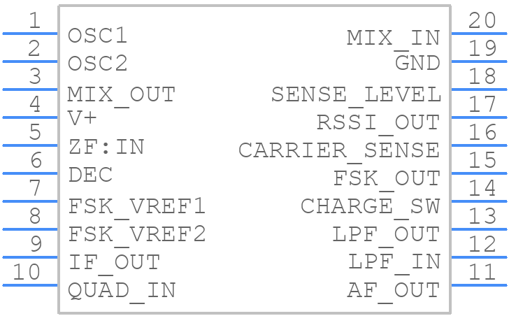 NJM2592V-TE1 - Nisshinbo - PCB symbol