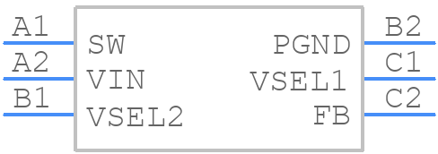 AP61041CP6-7 - Diodes Incorporated - PCB symbol