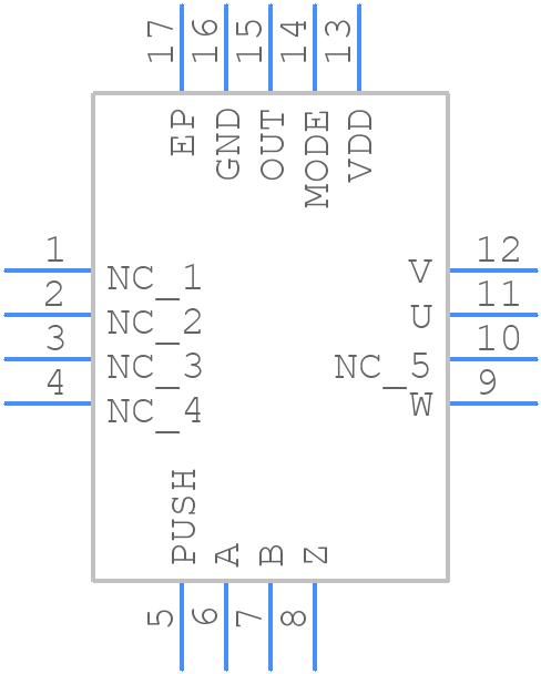 MT6701QT-STD - Magntek - PCB symbol