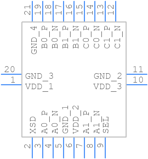 CBTL02042ABQ - NXP - PCB symbol