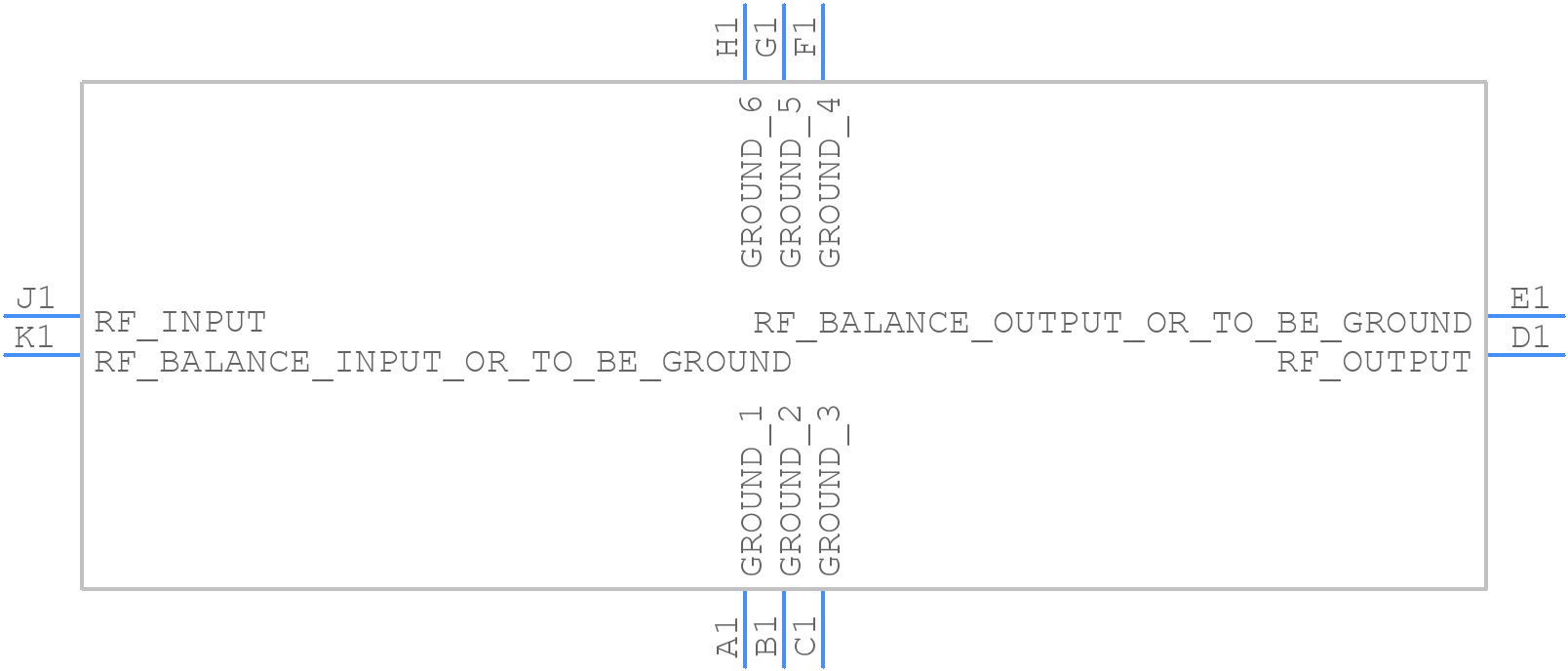 TB0965A - TAI-SAW Technology - PCB symbol