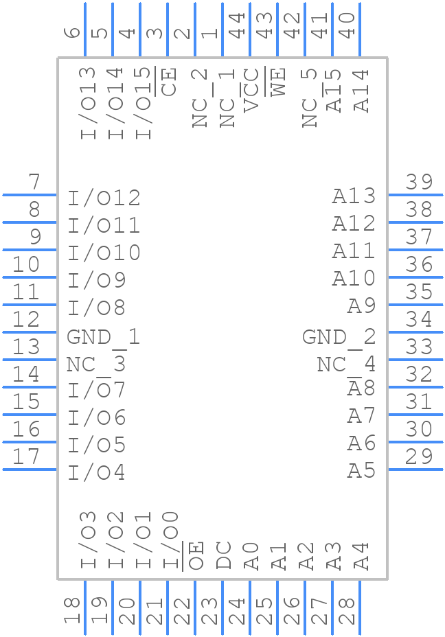 AT49F1025-55JI - Microchip - PCB symbol