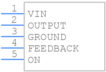 LM2576HVT-5.0 - FCI - PCB symbol