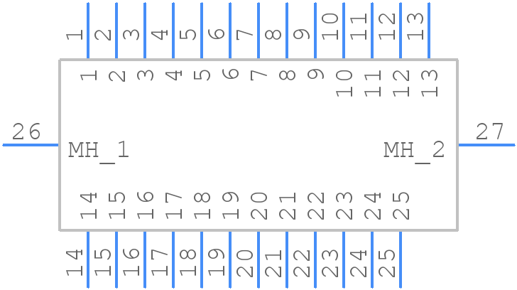 DS1034-25MUNSISS - Connfly - PCB symbol