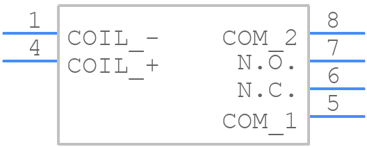 ST1-DC6V-F - Panasonic - PCB symbol