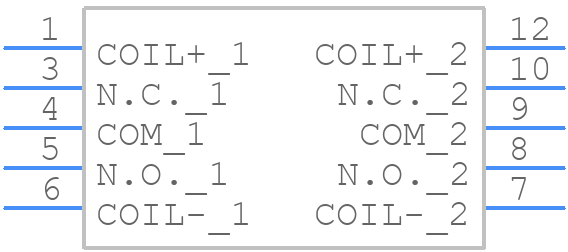 TX2-L2-1.5V-TH - Panasonic - PCB symbol