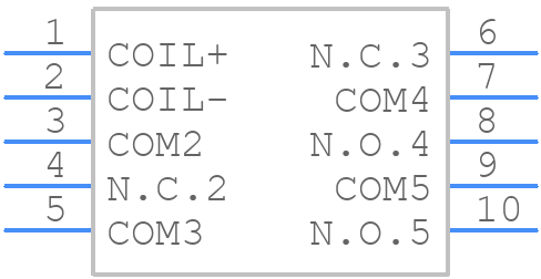 SFY2-DC16V - Panasonic - PCB symbol