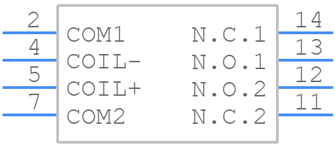 NC2D-DC100V - Panasonic - PCB symbol