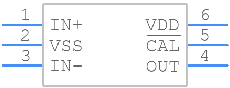 MAX44261AXT+ - Analog Devices - PCB symbol