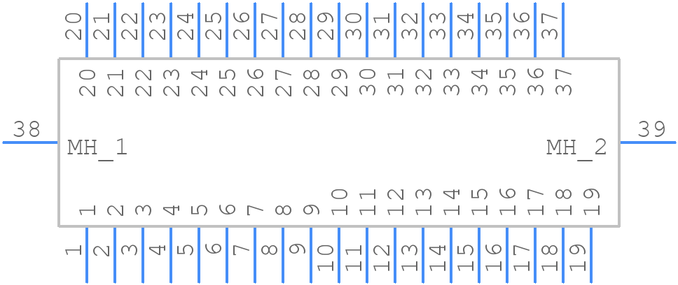 096521-0151 - ITT CANNON - PCB symbol