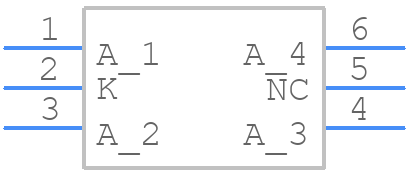 LRG6SP-CBEA-1-1-Z - ams OSRAM - PCB symbol