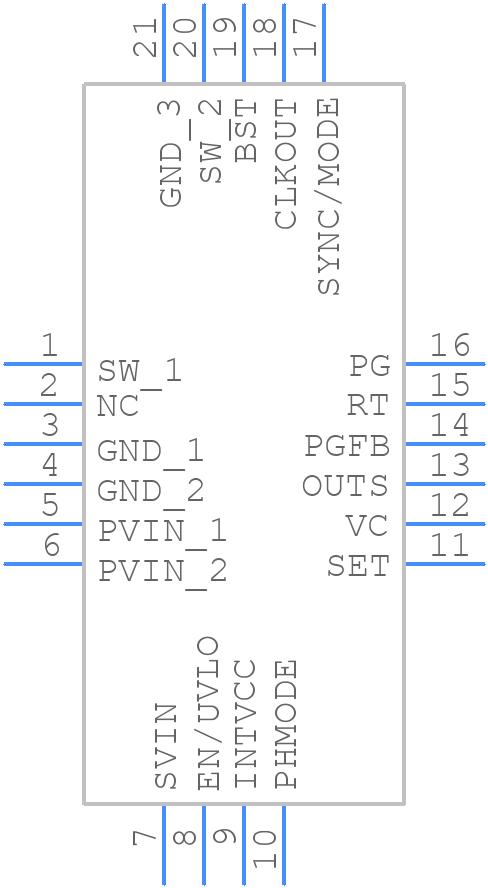 LT8624SAV#PBF - Analog Devices - PCB symbol