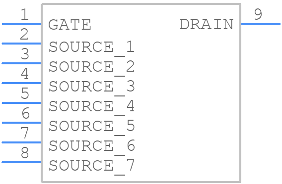 TSM020NM10TL RAG - Taiwan Semiconductor - PCB symbol