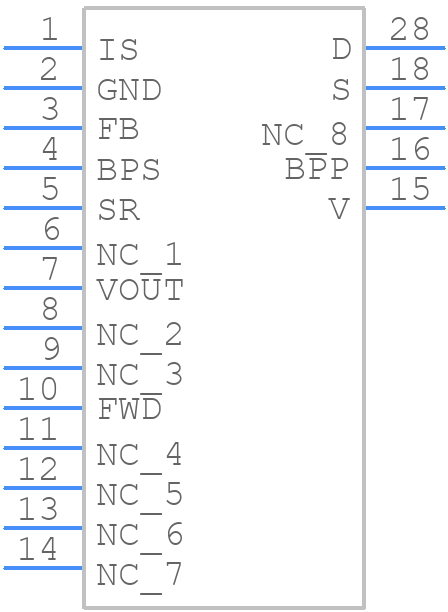 INN3947FQ-MR - Power Integrations - PCB symbol