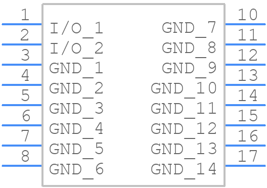 MCB1300A - CTS - PCB symbol