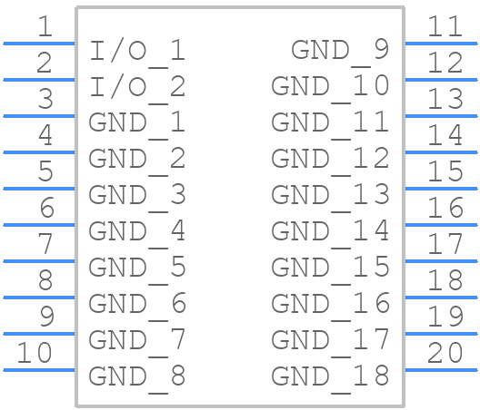 MCB2875B - CTS - PCB symbol