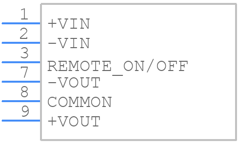 IMM0505D15 - XP POWER - PCB symbol