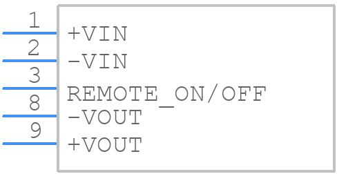 IMM0505S15 - XP POWER - PCB symbol